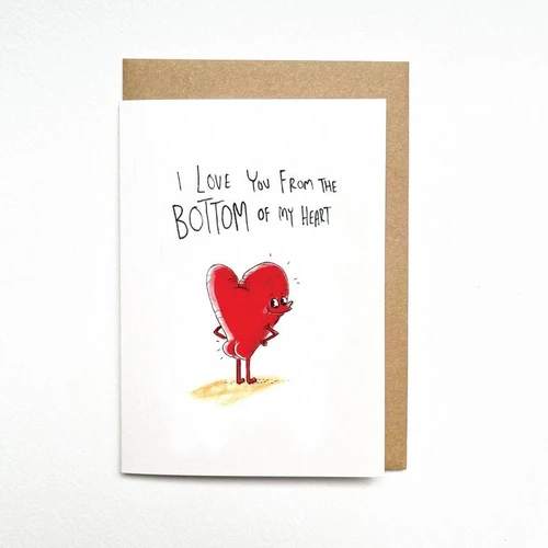 Bottom Of My Heart Card