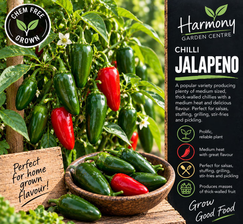 Chilli ‘Jalapeno’ (Chem Free) Punnet