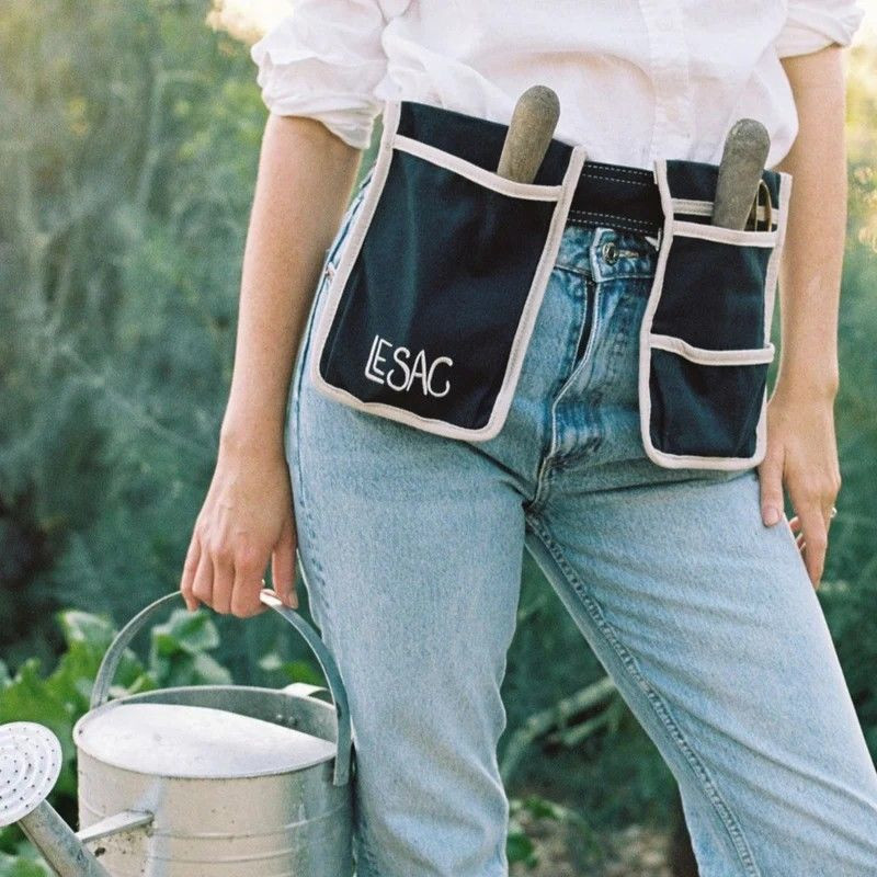 Le Sac Tool Belt Navy W/ Taupe Trim