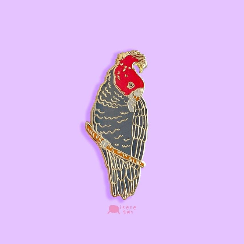Enamel Pin - Gang Gang Cockato