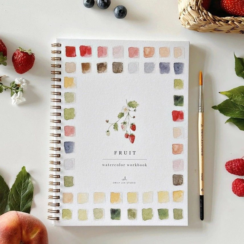 Watercolour Sketchbook - Fruit
