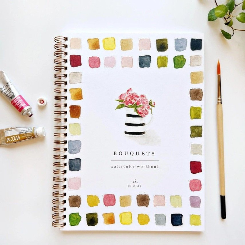 Watercolour Sketchbook - Bouqu