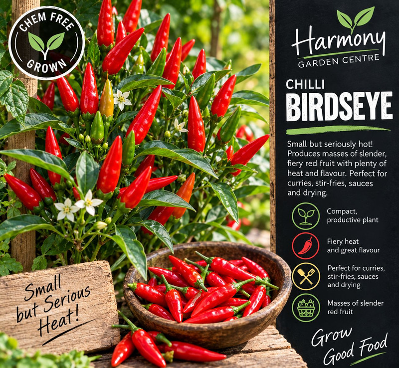 Chilli 'Birdseye' (Chem Free) Punnet