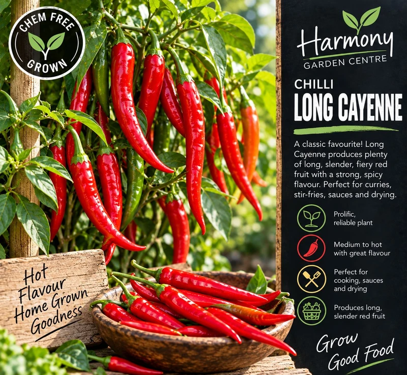 Chilli ‘Long Cayenne’ (Chem Fr Punnet