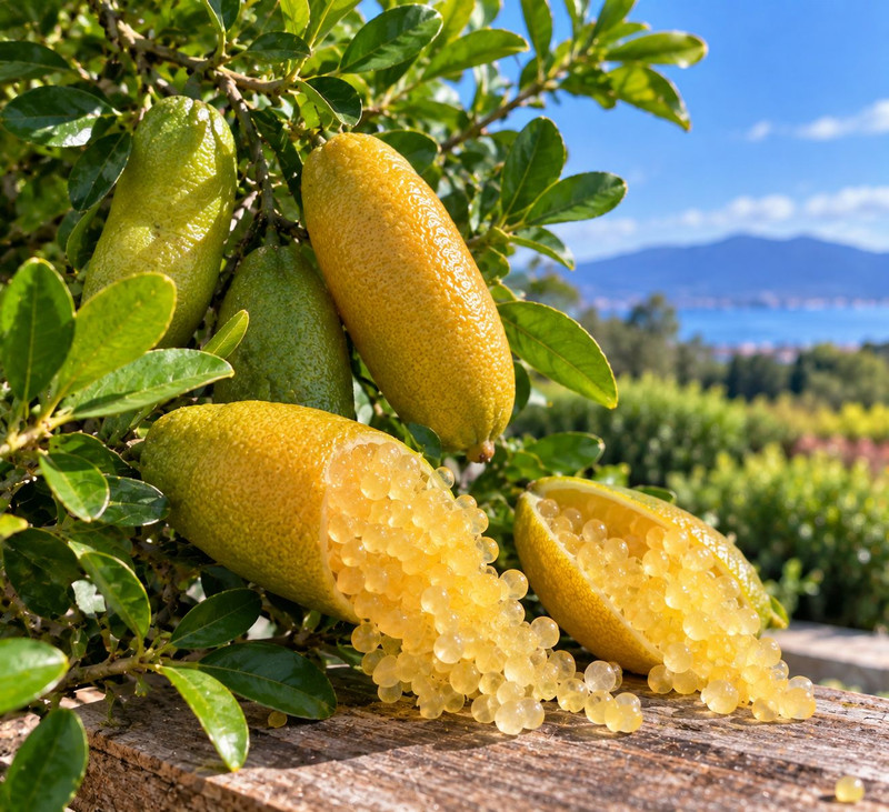 Citrus australasica ‘Gold Pear 165 mm