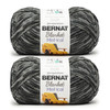 12 Pack - Bernat Blanket Mist-Ical Yarn 2 Pack-Cinder - 5A002LPB-1GNDQ - 726465301918