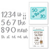 Spellbinders Etched Dies Bougie Birthday By Nina Boettcher-Classy Numbers - 5A002M9M-1GNQT