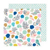 25 Pack - Maggie Holmes Sunny Days Double-Sided Cardstock 12"X12"-Collected - 350784 - 718813507844