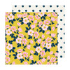 25 Pack - Maggie Holmes Sunny Days Double-Sided Cardstock 12"X12"-Apple Blossom - 350786 - 718813507868