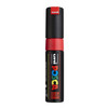 POSCA 8K Paint Marker Broad Chisel Tip 8mm-Fluorescent Red - 5A00317H-1H2WB