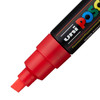 POSCA 8K Paint Marker Broad Chisel Tip 8mm-Fluorescent Red - 5A00317H-1H2WB