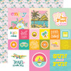 25 Pack - Just Beach Double-Sided Cardstock 12"X12"-2X2/4X4 Elements - JBY12-22313 - 810112389050