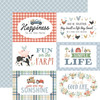 25 Pack - On The Farm Double-Sided Cardstock 12"X12"-6X4 Journaling Cards - 5A002KZG-1GM8Y - 810179817565