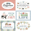 25 Pack - On The Farm Double-Sided Cardstock 12"X12"-6X4 Journaling Cards - 5A002KZG-1GM8Y