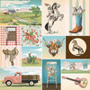 25 Pack - Cowgirl Double-Sided Cardstock 12"X12"-Multi Journaling Cards - 5A002LBH-1GMRS