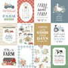 25 Pack - On The Farm Double-Sided Cardstock 12"X12"-3X4 Journaling Cards - 5A002KZG-1GM7R