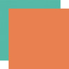 25 Pack - Summer Break Double-Sided Cardstock 12"X12"-Orange/ Teal - 5A002LBZ-1GMRH - 810179814502