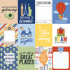 25 Pack - Born To Travel Double-Sided Cardstock 12"X12"-3x4 Journaling Cards - 5A002L57-1GMGV
