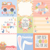 25 Pack - Bunnies And Baskets Double-Sided Cardstock 12"X12"-4X4 Journaling Cards - 5A002KT2-1GM6V