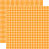 25 Pack - Bold Gingham Double-Sided Cardstock 12"X12"-Tangerine Gingham - 5A002KVH-1GMC6 - 810179812553