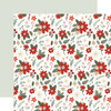 25 Pack - Christmas Village Double-Sided Cardstock 12"X12"-Verry Merry Floral - 5A0033KZ-1H58H - 810192593217