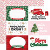 25 Pack - Santa's Christmas Delivery Double-Sided Cardstock 12"X12"-6X4 Journaling Cards - 5A0033MC-1H5F6 - 810192592487