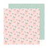 25 Pack - Pebbles Sunny Bloom Double-Sided Cardstock 12"X12"-Blossom - SNBL12-30117 - 765468073729