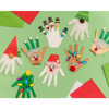 4 Pack - Colorbok Kids Christmas Holiday Card Kit-Hand Print - 5A0039DS-1H8M8