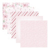 3 Pack - Spellbinders Rosie's Studio 6x6" Designer Paper Pad-Peppermint Twist - 5A0039BH-1H8H9