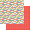 25 Pack - Whatevs Double-Sided Cardstock 12"X12"-Rainbow Connection - WHTE12-30579 - 765468084206