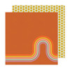 25 Pack - Jen Hadfield Groovy Darlin' Double-Sided Cardstock 12"X12"-Far Out - A500264B-G18YZ - 765468087313
