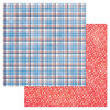 25 Pack - Flags And Frills Double-Sided Cardstock 12"X12"-Backyard Bbq - ACFF12-30302 - 765468074825