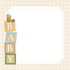 25 Pack - Winnie The Pooh Baby Double-Sided Cardstock 12"X12"-Welcome Baby - 5A002JSX-1GLB9