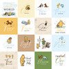 25 Pack - Winnie The Pooh Baby Double-Sided Cardstock 12"X12"-2X2 Jouranling Cards - 5A002JSX-1GLB5