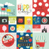 25 Pack - Say Cheese Magic Double-Sided Cardstock 12"X12"-2x2/4x4 Elements - 5A0022HM-1G5BG