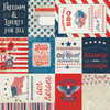 25 Pack - With Liberty Double-Sided Cardstock 12"X12"-Old Glory - 5A0022N5-1G5KR