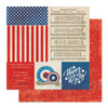 25 Pack - With Liberty Double-Sided Cardstock 12"X12"-America The Beautiful - 5A0022N5-1G5LX - 709388345245