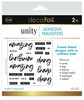 3 Pack - Deco Foil Adhesive Transfer Sheets by Unity 5.9" x 5.9"-Simply Amazing - 5A0022TG-1G5TY - 000943191179