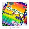 3 Pack - Deco Foil Adhesive Transfer Sheets by Unity 5.9" x 5.9"-Simply Amazing - 5A0022TG-1G5TY