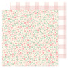 25 Pack - American Crafts Patterned Double-Sided Cardstock 12"X12"-Floral, Hello Little Girl - ACHLG12-30030 - 765468074214