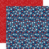 25 Pack - Stars And Stripes Forever Double-Sided Cardstock 12"X12"-Flowers For The Fourth - SSF12-69012 - 691835405698