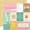 25 Pack - Noteworthy Double-Sided Cardstock 12"X12"-October - NTW12-21312 - 810112387070