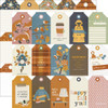 25 Pack - Acorn Lane Double-Sided Cardstock 12"X12"-Tags Elements - SSAL12-21010 - 810112385342
