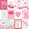 25 Pack - Smitten Double-Sided Cardstock 12"X12"-Sweet Love - PPSMI12-4348 25 Pack - Smitten Double-Sided Cardstock 12"X12"-Sweet Love - PPSMI12-4348