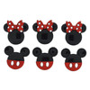 3 Pack - Dress It Up Licensed Embellishments-Disney Mickey & Minnie - DIULBTN-7718
