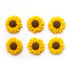 6 Pack - Dress It Up Embellishments-Sunflowers - DIUBTN-9374
