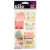 Sticko Dimensional Stickers-Easter Sentiments, 8/Pkg - 8601703 - 015586017038