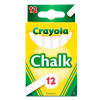 12 Pack - Crayola Chalk-White 12/Pkg - 51-0320 - 071662003203
