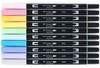 Tombow Dual Brush Pens 10/Pkg-Pastel - DBP10-56187