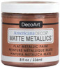 DecoArt Americana Decor Matte Metallics 8oz-Rose Gold - ADMMT-01 - 766218104755